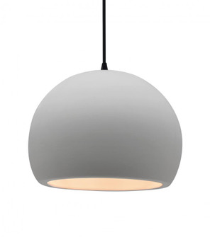 Large Globe LED Pendant (254|CER-6535-BIS-MBLK-BKCD-LED1-700)