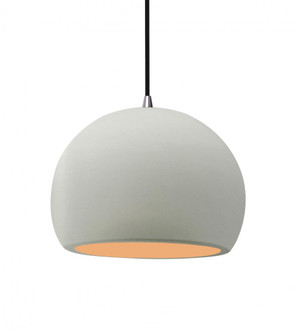 Medium Globe LED Pendant (254|CER-6533-MTGD-NCKL-BKCD-LED1-700)
