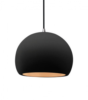 Medium Globe LED Pendant (254|CER-6533-CBGD-NCKL-BKCD-LED1-700)