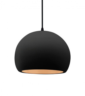 Medium Globe LED Pendant (254|CER-6533-CBGD-MBLK-BKCD-LED1-700)