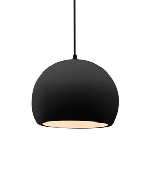 Small Globe 1-Light Pendant (254|CER-6530-CRB-MBLK-BKCD)