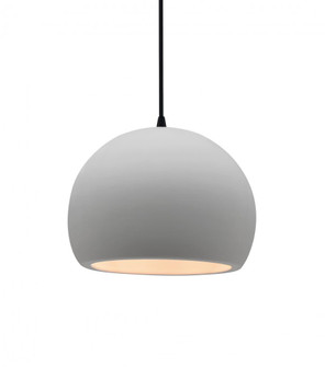 Small Globe 1-Light Pendant (254|CER-6530-BIS-MBLK-BKCD)