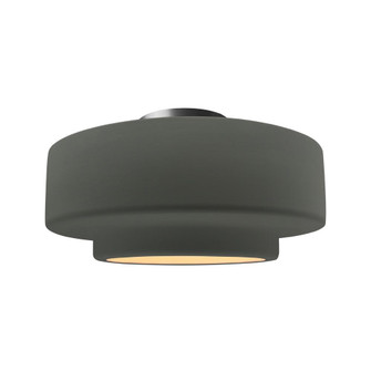 Large Tier Semi-Flush (254|CER-6365-PWGN-NCKL-LED1-700)