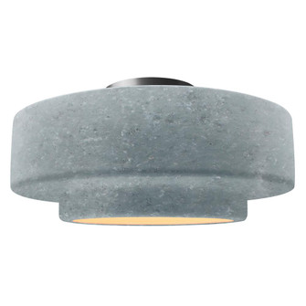Large Tier Semi-Flush (254|CER-6365-CONC-NCKL-LED1-700)