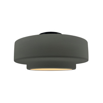 Medium Tier Semi-Flush (254|CER-6363-PWGN-MBLK-LED1-700)