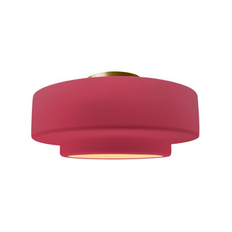 Medium Tier Semi-Flush (254|CER-6363-CRSE-BRSS-LED1-700)