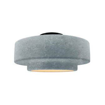 Medium Tier Semi-Flush (254|CER-6363-CONC-MBLK-LED1-700)