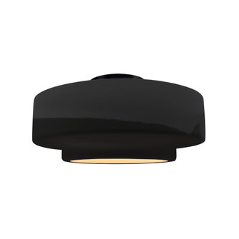 Medium Tier Semi-Flush (254|CER-6363-BLK-MBLK-LED1-700)