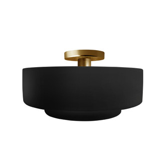 Medium Tier Semi-Flush (254|CER-6363-CRB-BRSS)