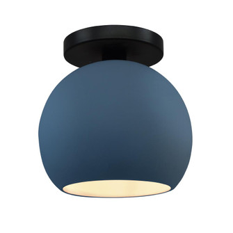 Medium Globe Semi-Flush (254|CER-6353-MDMT-MBLK)