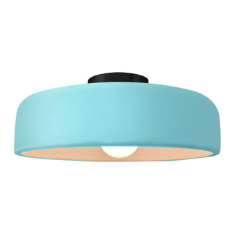 Large Spire Semi-Flush (254|CER-6345-RFPL-MBLK-LED1-700)