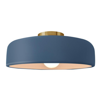Large Spire Semi-Flush (254|CER-6345-MID-BRSS)