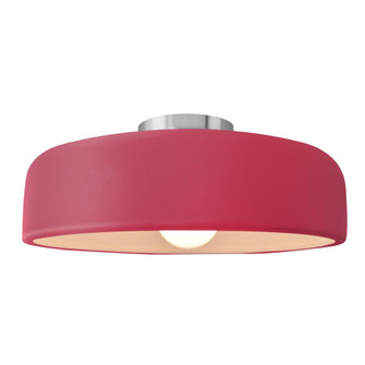 Large Spire Semi-Flush (254|CER-6345-CRSE-NCKL-LED1-700)