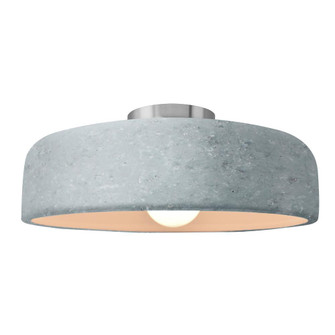 Large Spire Semi-Flush (254|CER-6345-CONC-NCKL-LED1-700)