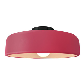 Large Spire Semi-Flush (254|CER-6345-CRSE-MBLK)