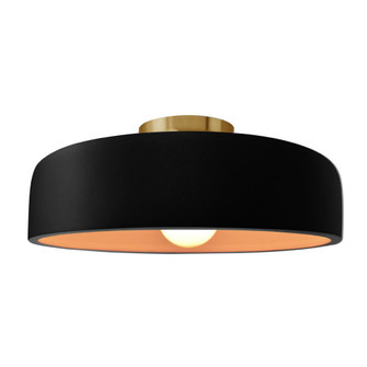 Large Spire Semi-Flush (254|CER-6345-CBGD-BRSS)