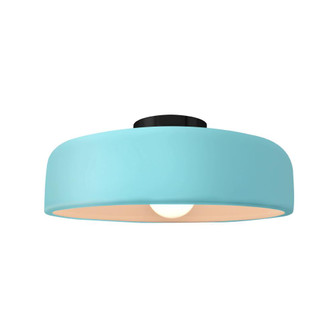 Medium Spire Semi-Flush (254|CER-6343-RFPL-MBLK-LED1-700)