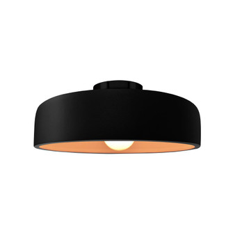 Medium Spire Semi-Flush (254|CER-6343-CBGD-MBLK-LED1-700)