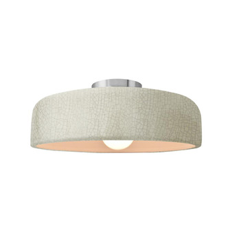 Medium Spire Semi-Flush (254|CER-6343-CRK-NCKL)