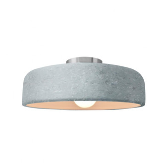 Medium Spire Semi-Flush (254|CER-6343-CONC-NCKL)