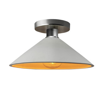 Flare Semi-Flush (254|CER-6330-MTGD-NCKL-LED1-700)