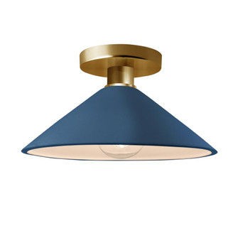 Flare Semi-Flush (254|CER-6330-MID-BRSS)