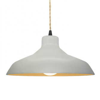Large Loft 1-Light Pendant (254|CER-6265-MTGD-MBLK-BEIG-TWST)