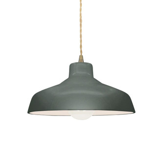 Small Loft 1-Light Pendant (254|CER-6260-PWGN-ABRS-BEIG-TWST)