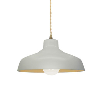 Small Loft 1-Light Pendant (254|CER-6260-MTGD-ABRS-BEIG-TWST)