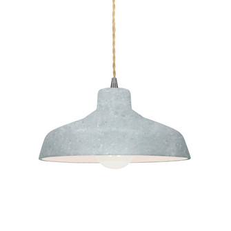 Small Loft 1-Light Pendant (254|CER-6260-CONC-NCKL-BEIG-TWST)