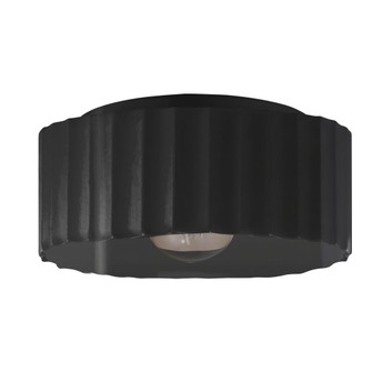 Large Gear Flush-Mount (Outdoor) (254|CER-6187W-BLK)