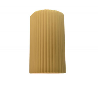 Large ADA Pleated Cylinder (254|CER-5745-MYLW-LED1-1000)