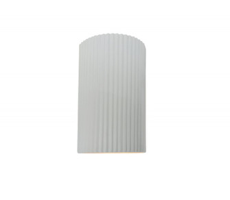 Small ADA LED Pleated Cylinder Wall Sconce (254|CER-5740-WHT-LED1-1000)