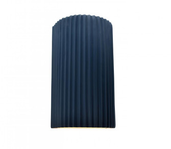 Large ADA Pleated Cylinder Wall Sconce (254|CER-5745-MID)