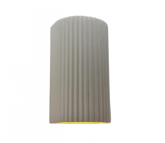 Large ADA Pleated Cylinder Wall Sconce (254|CER-5745-MTGD)