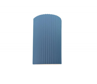 Small ADA Pleated Cylinder Wall Sconce (254|CER-5740-SKBL)