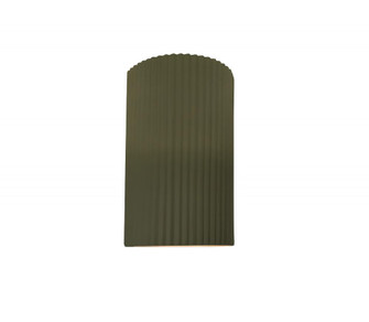 Small ADA Pleated Cylinder Wall Sconce (254|CER-5740-MGRN)