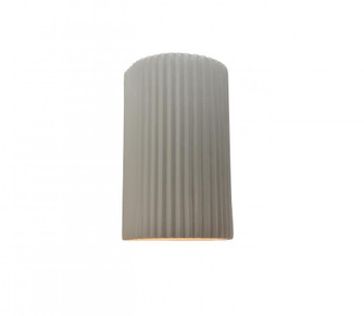 Small ADA Pleated Cylinder Wall Sconce (254|CER-5740-MAT)