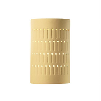 Small LED Cactus Cylinder - Open Top & Bottom (254|CER-2285-MYLW-LED1-1000)