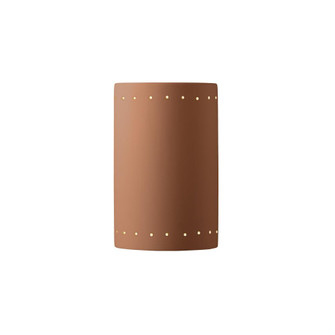 Large LED Cylinder w/ Perfs - Open Top & Bottom (254|CER-1295-ADOB-LED2-2000)