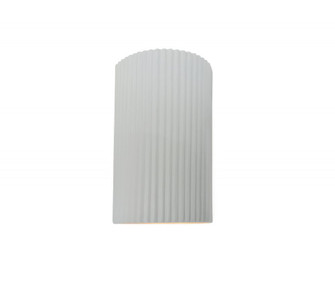 Small ADA LED Pleated Cylinder (Outdoor) (254|CER-5740W-WHT)