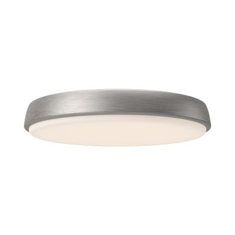 Laval 15-in Brushed Nickel Dimmable LED Flush Mount (7713|FM503715BN-5CCT)