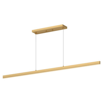 Vega 56-in Brushed Gold Dimmable LED Linear Pendant (2700K) (461|LP10356-BG-2700K)