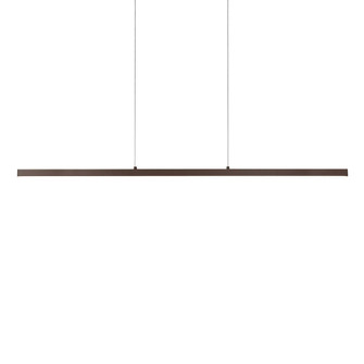 Vega 56-in Black Dimmable LED Linear Pendant (2700K) (461|LP10356-BK-2700K)