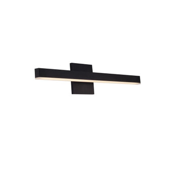 Vega 23-in Black Damp-Rated Dimmable LED Vanity Light (2700K) (461|VL10323-BK-2700K)