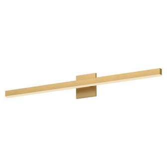 Vega 37-in Brushed Gold Damp-Rated Dimmable LED Vanity Light (2700K) (461|VL10337-BG-2700K)
