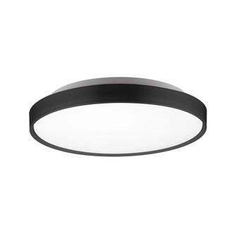 Brunswick 18-in Black LED Flush Mount (461|FM43518-BK-5CCT)