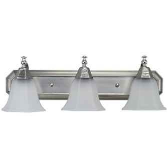 Vanity, 3 Light, Frosted Glass, Mount Up/Down, 60W Type A (801|IVL30373)