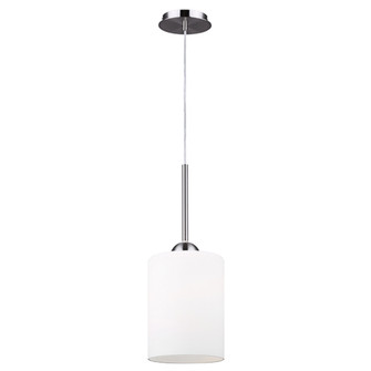 HAMPTON, 1 Lt Cord Pendant, Line Painted Glass, 60W Type A, 5 1/2'' W x 17'' - 60'' H (801|IPL370A01BN)