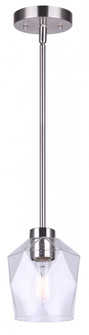 LENCI, IPL1070A01BN, 1 Lt Rod Pendant, 60W Type A, 5.75'' W x 15.25 - 57.25'' H (801|IPL1070A01BN)